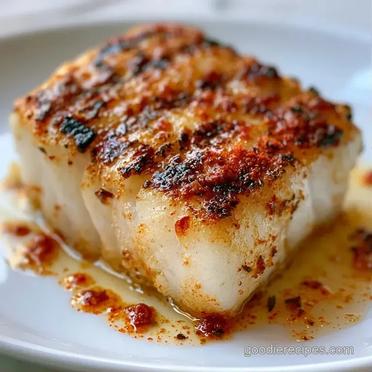 Flaky white fish fillet with golden grill lines resting on a bed of saut&eacute;ed spinach and bright lemon wedges.