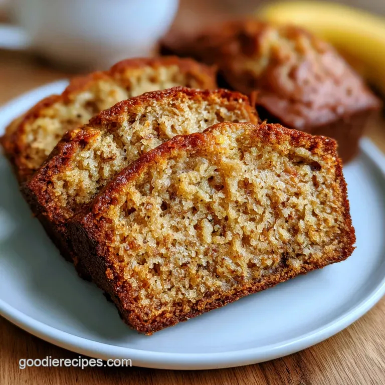 Healthy Banana Bread: Moist and High Protein