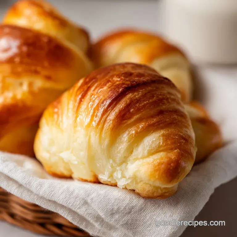 Homemade Buttery Crescent Rolls
