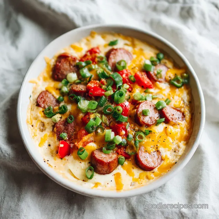 A rustic cast iron skillet brimming with creamy, melted cheese dip, garnished with fresh jalape&ntilde;o slices and cilantro.