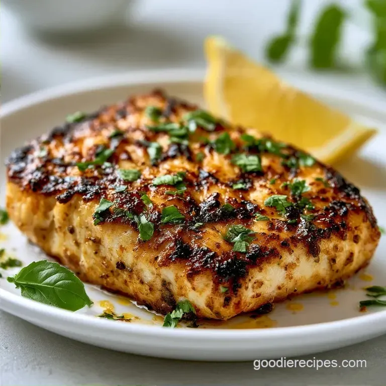 Light Herb Grilled Fish with Lemon and Garlic