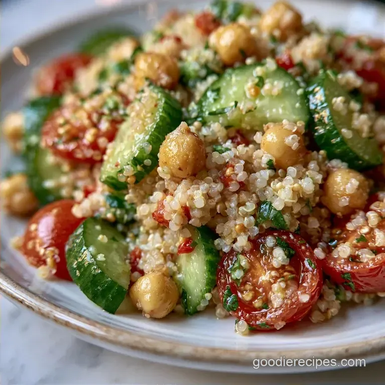 Mediterranean Quinoa Salad with Chickpeas