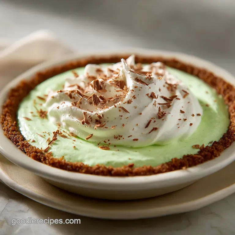 Grasshopper Pie: Velvety Mint Mousse