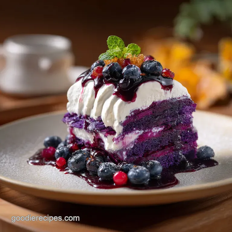 Purple Velvet Cake: Moist and Silky