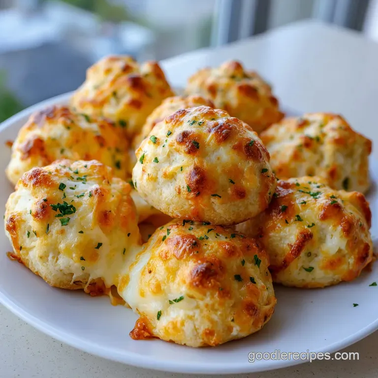 Mozzarella Biscuit Bombs: Flaky and Garlic Infused