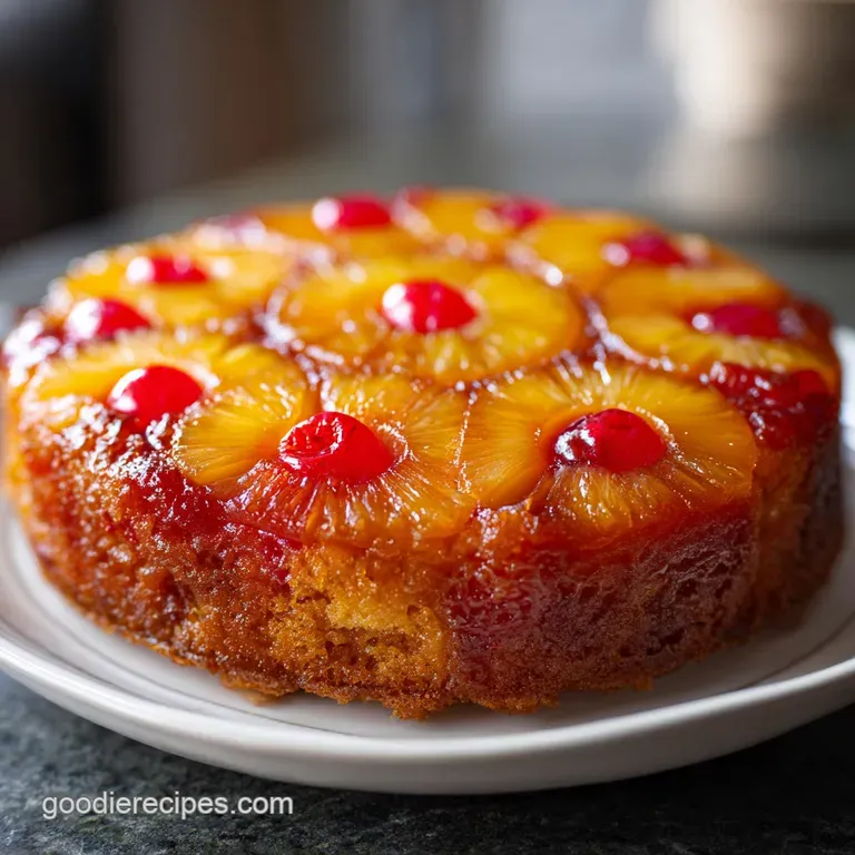 Pineapple Upside Down Cake: Silky & Caramelized