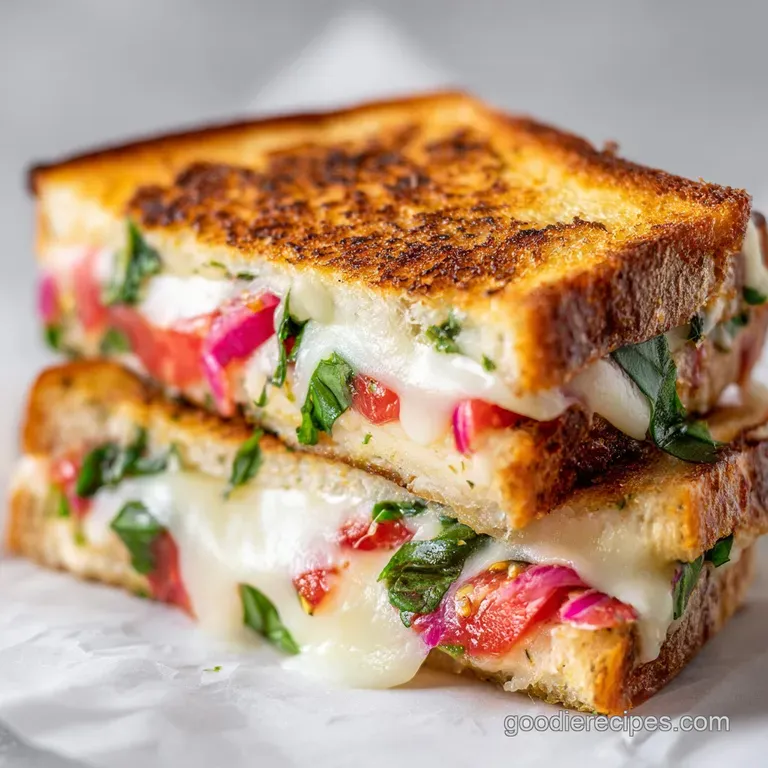 Pizza Grilled Cheese 2: Crispy Sourdough Sandwich