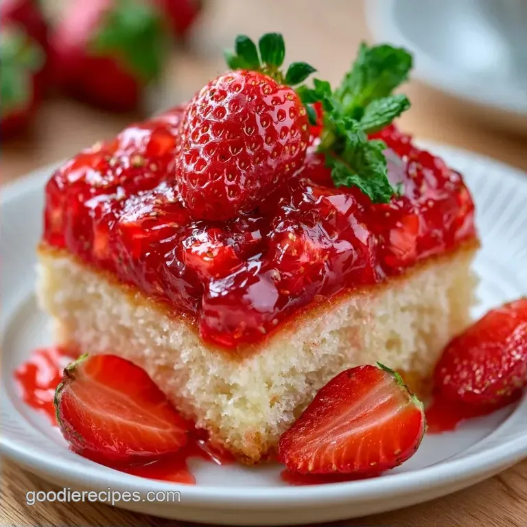 Pudding Topped Jello Cake: Creamy and Fruity