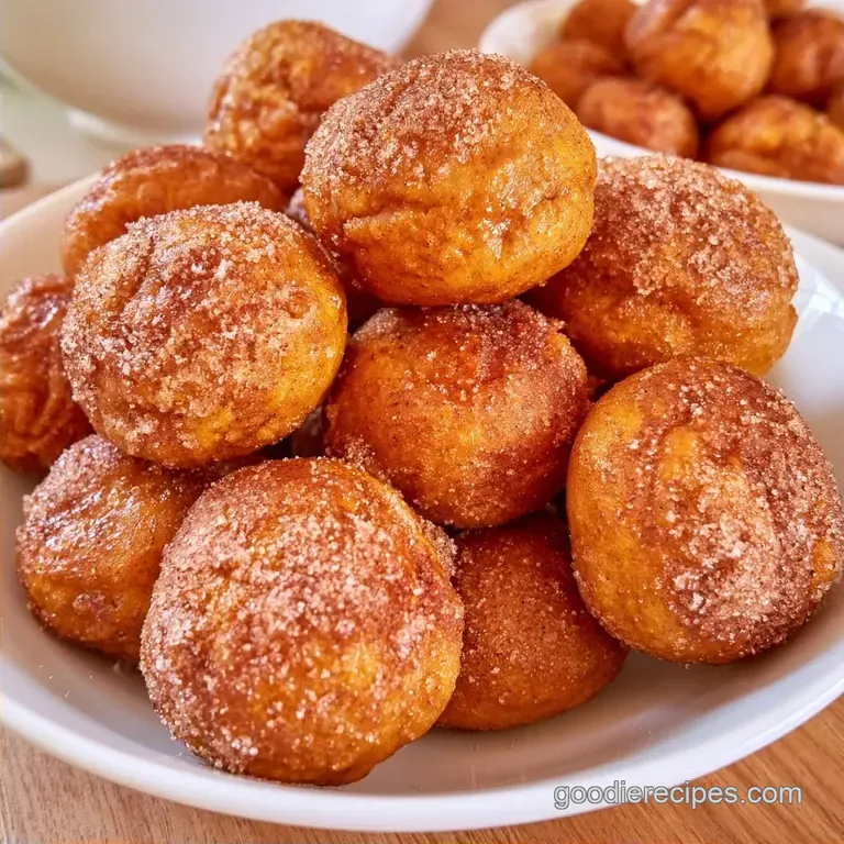 Baked Pumpkin Donut Holes