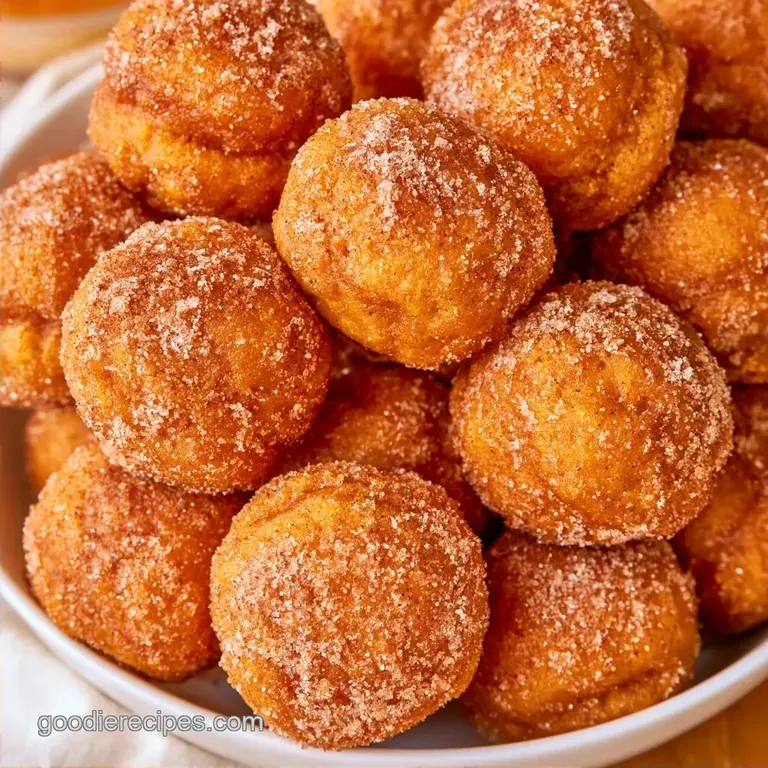 Baked Pumpkin Spice Donut Holes