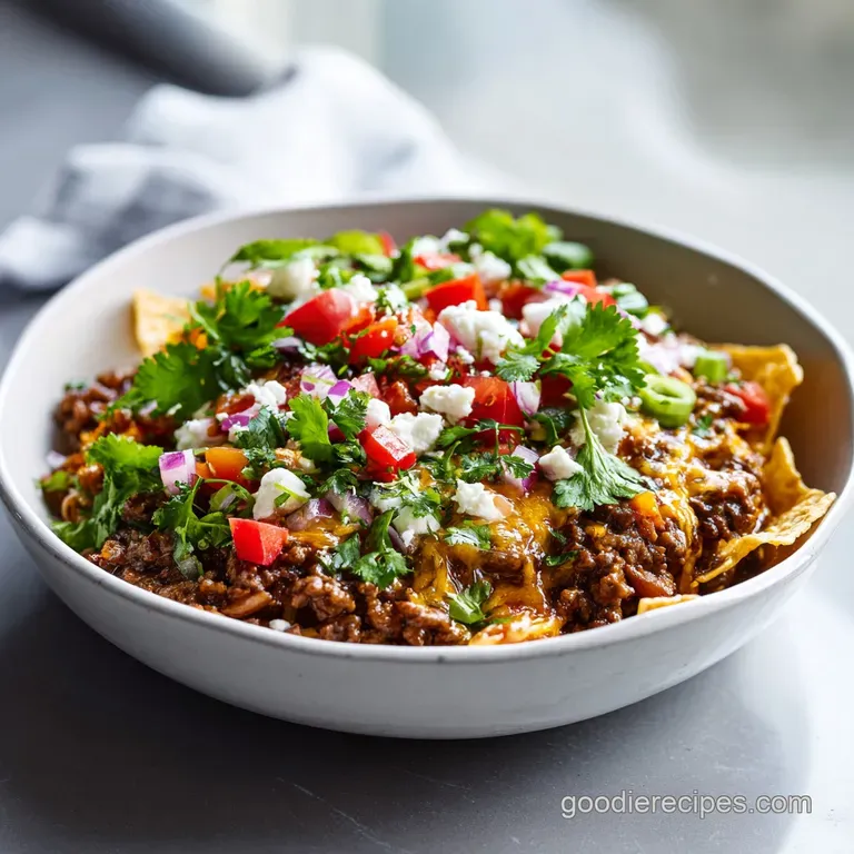 Healthy Chicken Taco Bowl in 20 Minutes
