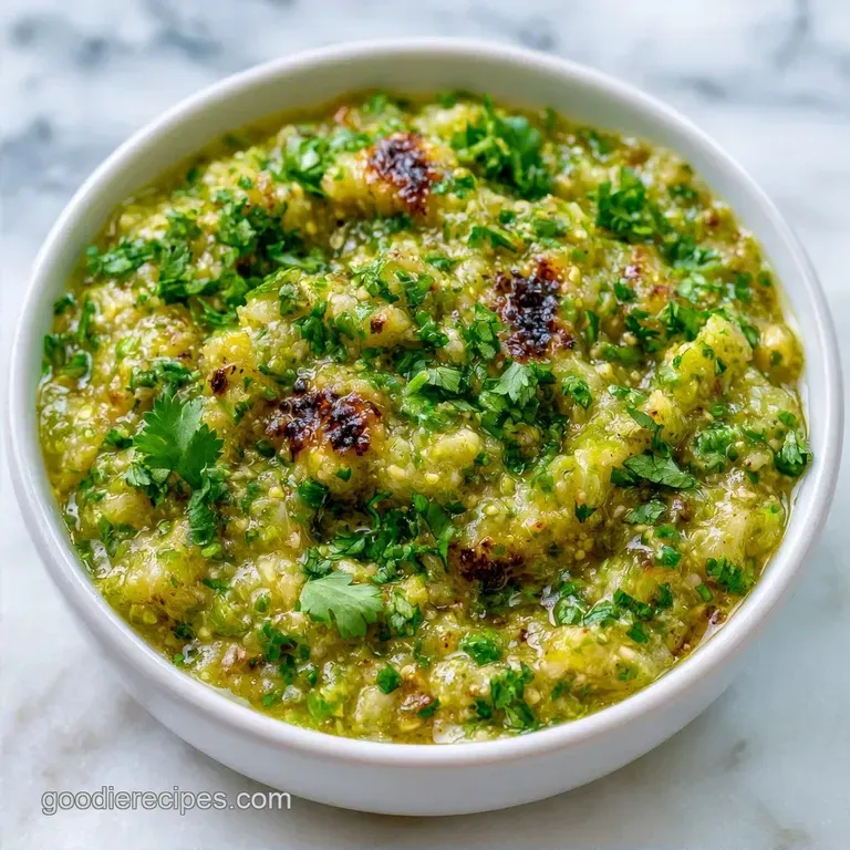 Roasted Tomatillo Salsa: Smoky and Zesty