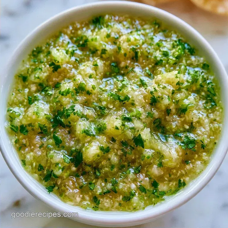 Authentic Mexican Tomatillo Salsa: Roasted