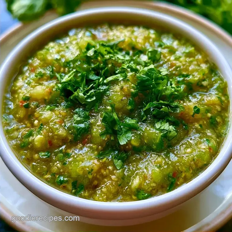 Roasted Tomatillo Salsa Verde
