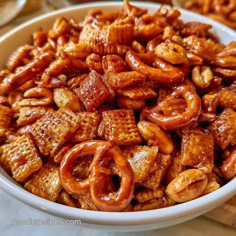 Old Fashioned Christmas Chex Mix Savory