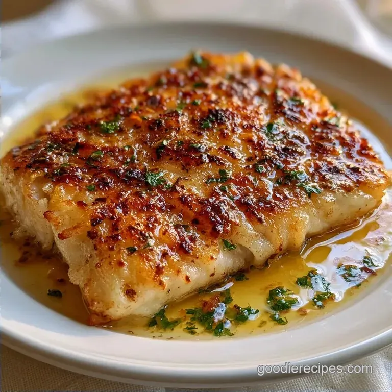 Seasoned Grilled Fish Fillet with Smoked Paprika