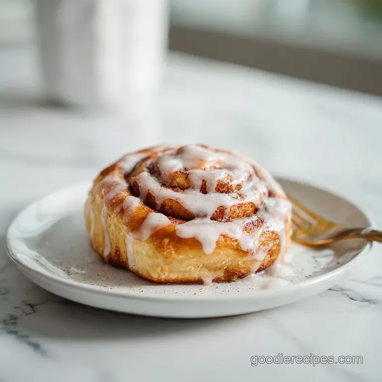 small batch cinnamon rolls - appetizing dish ready to serve