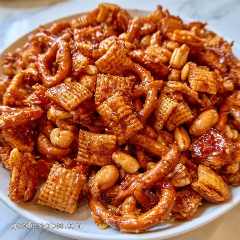 Baked Chex Mix Traditional Savory Snack Mix