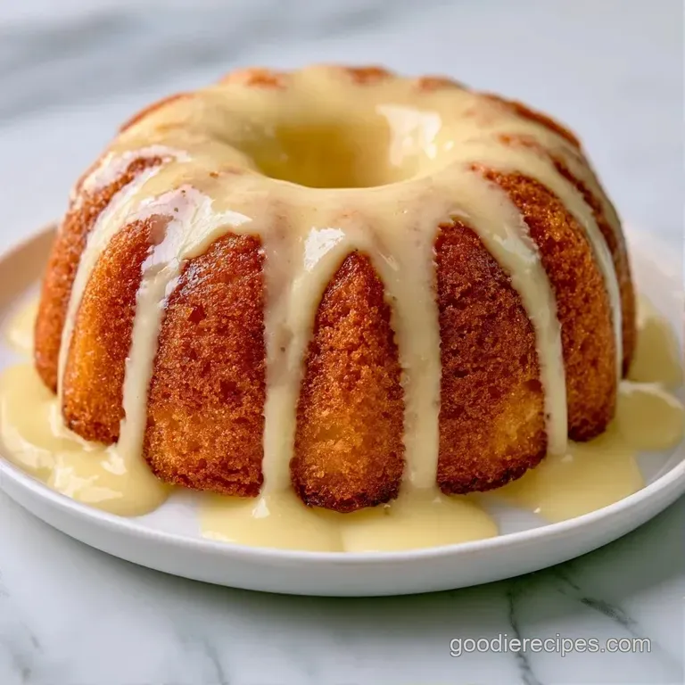 A neat square slice of pale yellow sponge cake layered with smooth cream, served on a white porcelain plate.