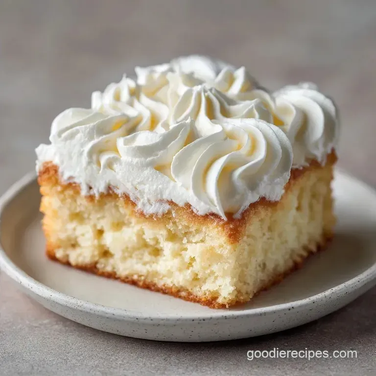 Whipped Cream Poke Cake: Silky and Light