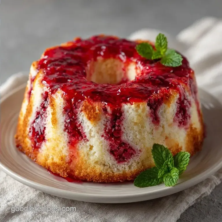 White Mix Jello Cake: Strawberry and Creamy